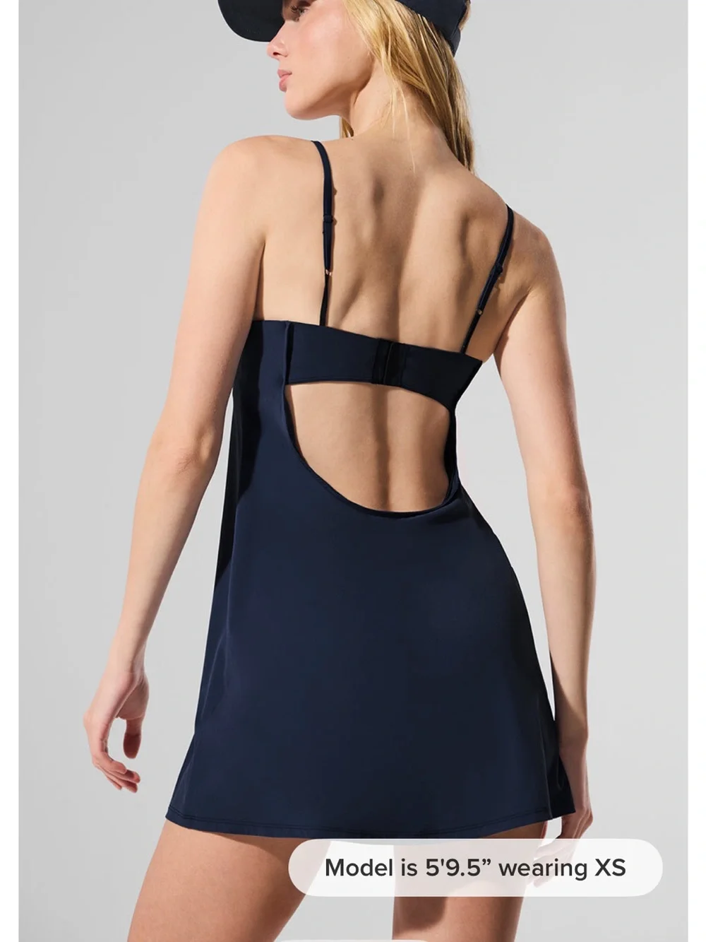 ALO Yoga Breezy Tennis Dress Navy